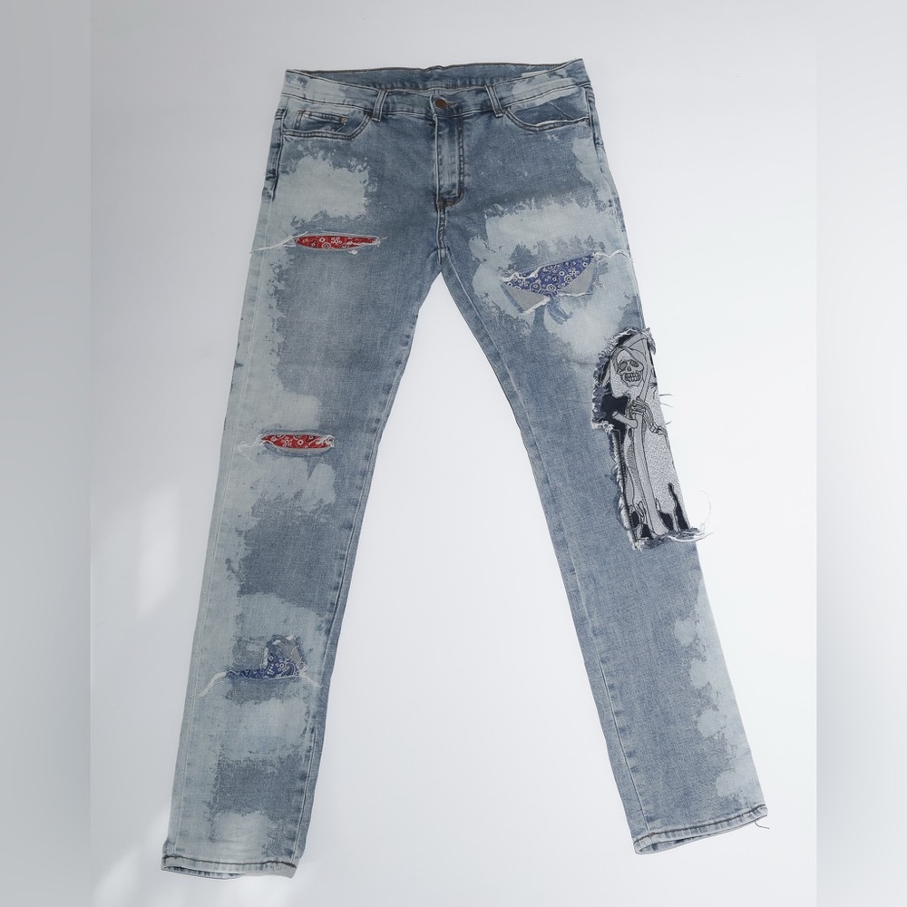 MNML Patchwork Jeans size 34